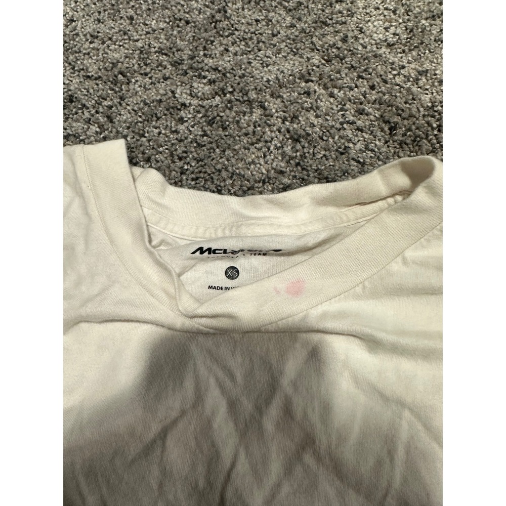 McLaren Formula 1 Team MCL60 2023 Graphic T-Shirt White XS Racing Fan Tee - Picture 2 of 3